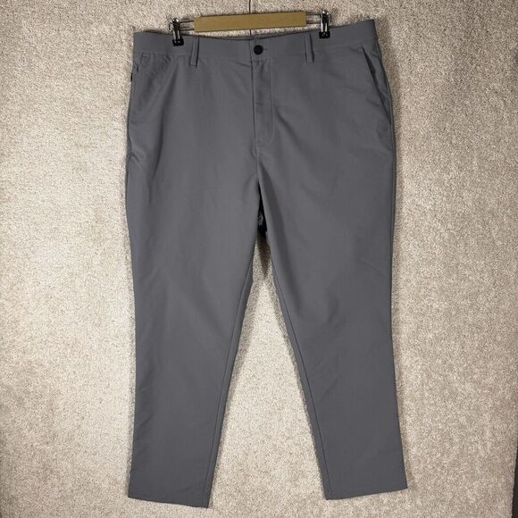 Banana Republic Slim Athletic Performance Gray Chino Men's 40 X 30 Casual‎ Pants - Picture 1 of 12